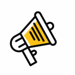Icon für Reichweite und Kommunikation